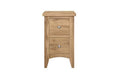 ONLINE HAMPSTEAD 2 DRAWER BEDSIDE OAK