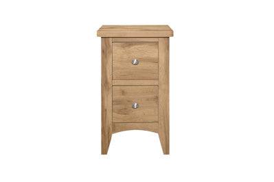 ONLINE HAMPSTEAD 2 DRAWER BEDSIDE OAK