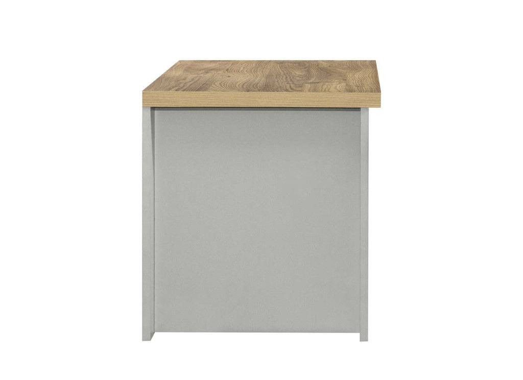 ONLINE HIGHGATE 1 DRAWER LAMP TABLE GREY