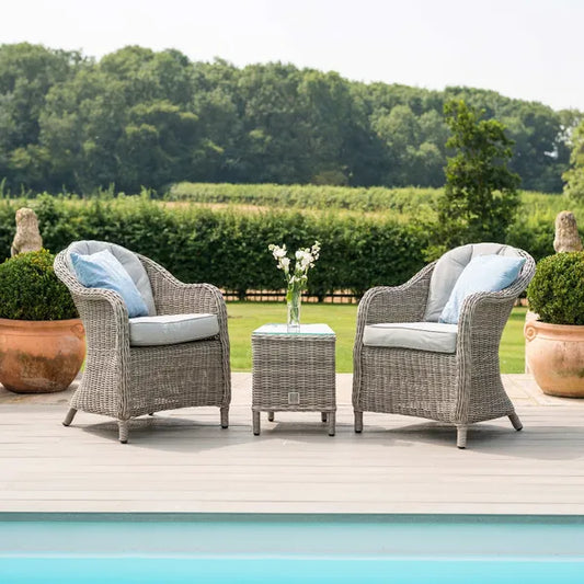 Maze - Oxford 3 Piece Rattan Bistro Set - Blythe Living