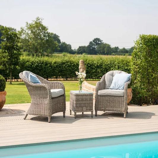 Maze - Oxford 3 Piece Rattan Bistro Set - Blythe Living