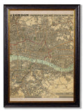 c.1827 London Triptych Map - Blythe Living