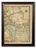 c.1827 London Triptych Map - Blythe Living