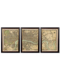 c.1827 London Triptych Map - Blythe Living