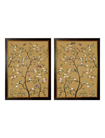 Tree of Life Ochre Set of 2 - Blythe Living