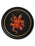 C.1876 Marine Animals in Round Frames - Black - Blythe Living