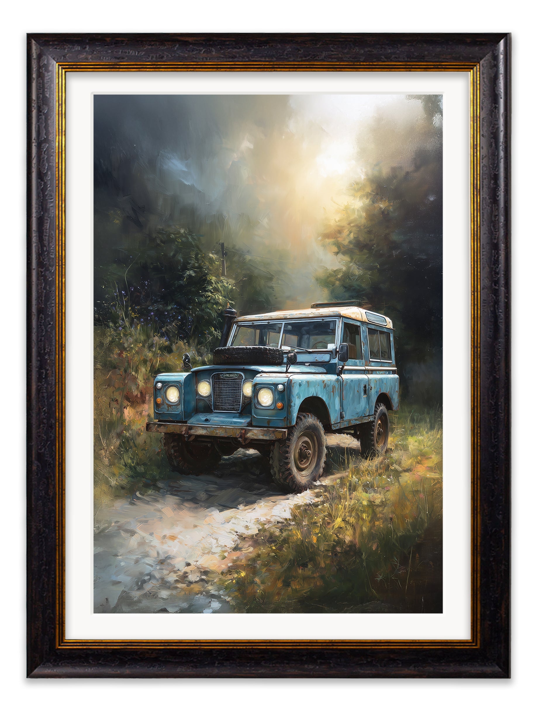 Country Track Defender Blue - Oxford Frame - Blythe Living