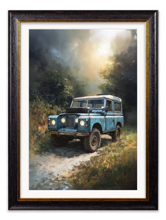 Country Track Defender Blue - Oxford Frame - Blythe Living