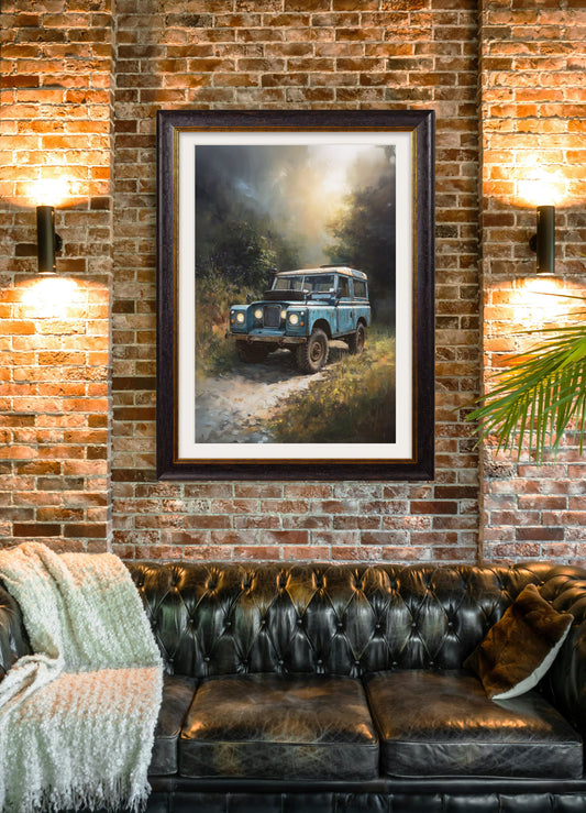 Country Track Defender Blue - Oxford Frame - Blythe Living