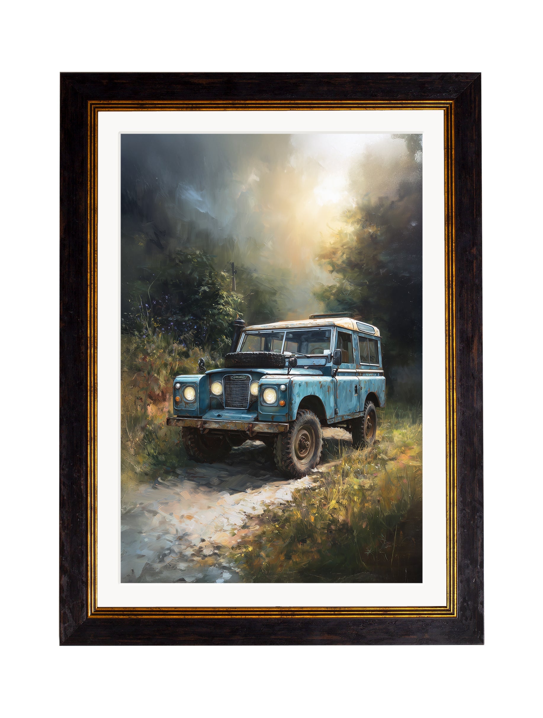 Country Track Defender Blue - Oxford Frame - Blythe Living
