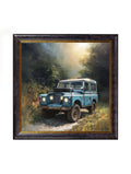 Country Track Defender Blue - Oxford Square Frame - Blythe Living