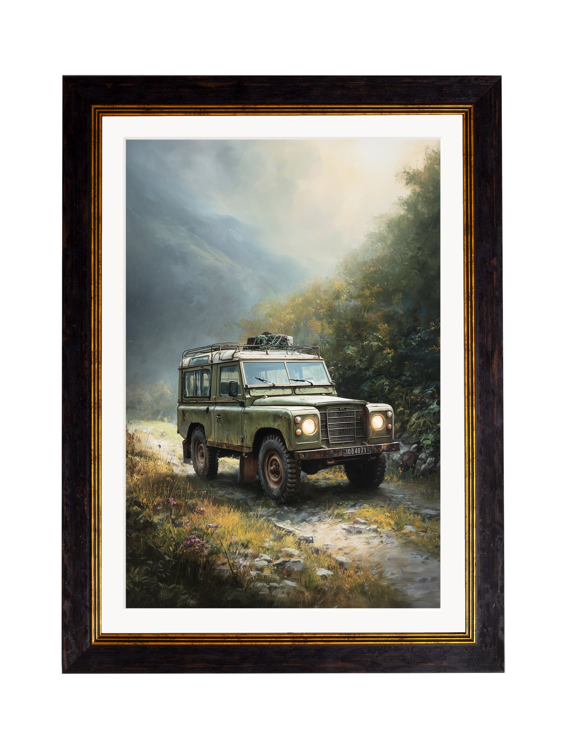 Country Track Defender Green - Oxford Frame - Blythe Living