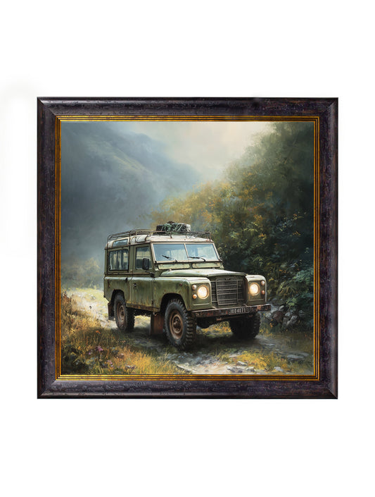 Country Track Defender Green - Oxford Square Frame - Blythe Living