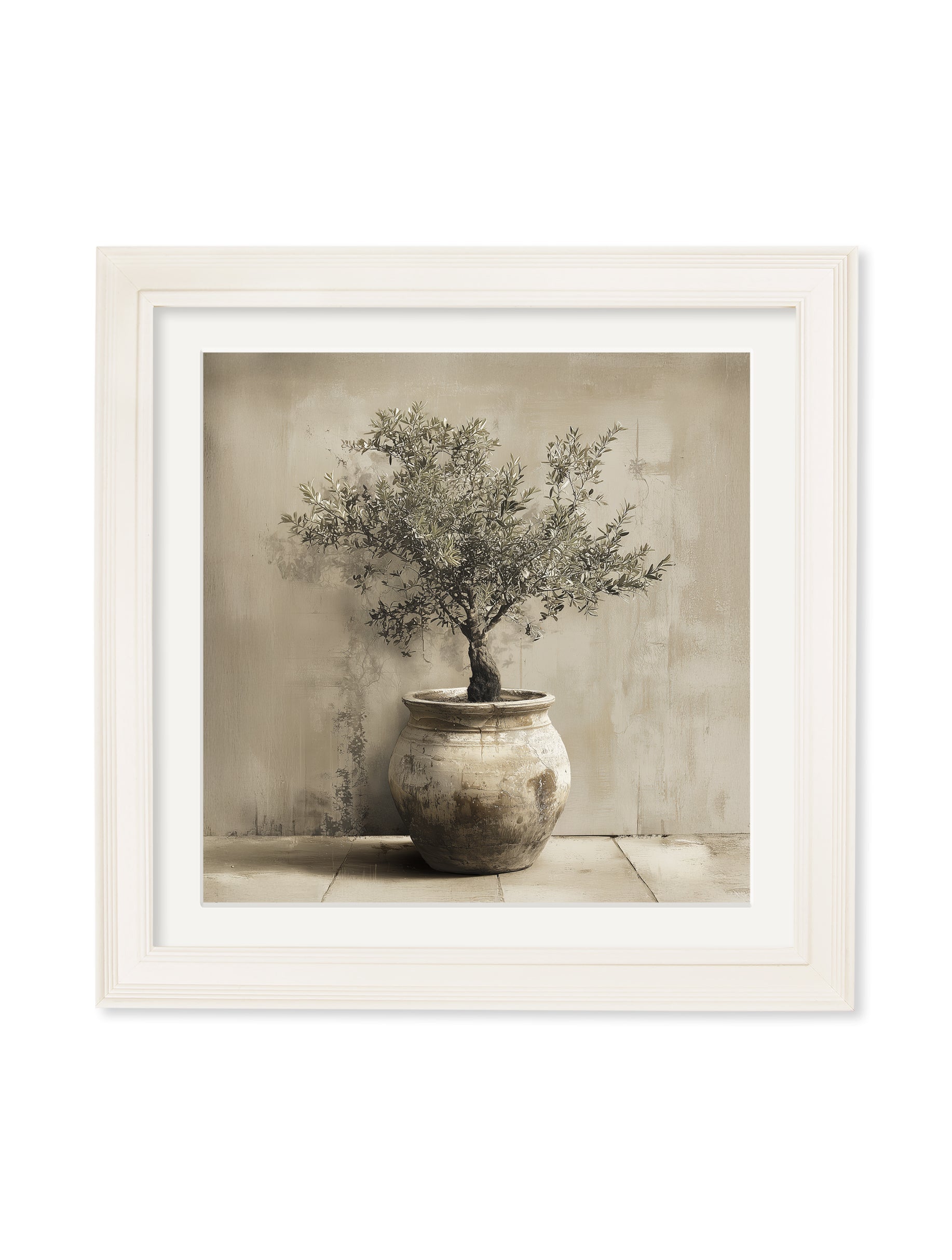 The Olive Tree - Cream Hurstwood Square Frame - Blythe Living
