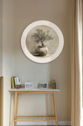 The Olive Tree - Oxford Strong White Round Frame - Blythe Living