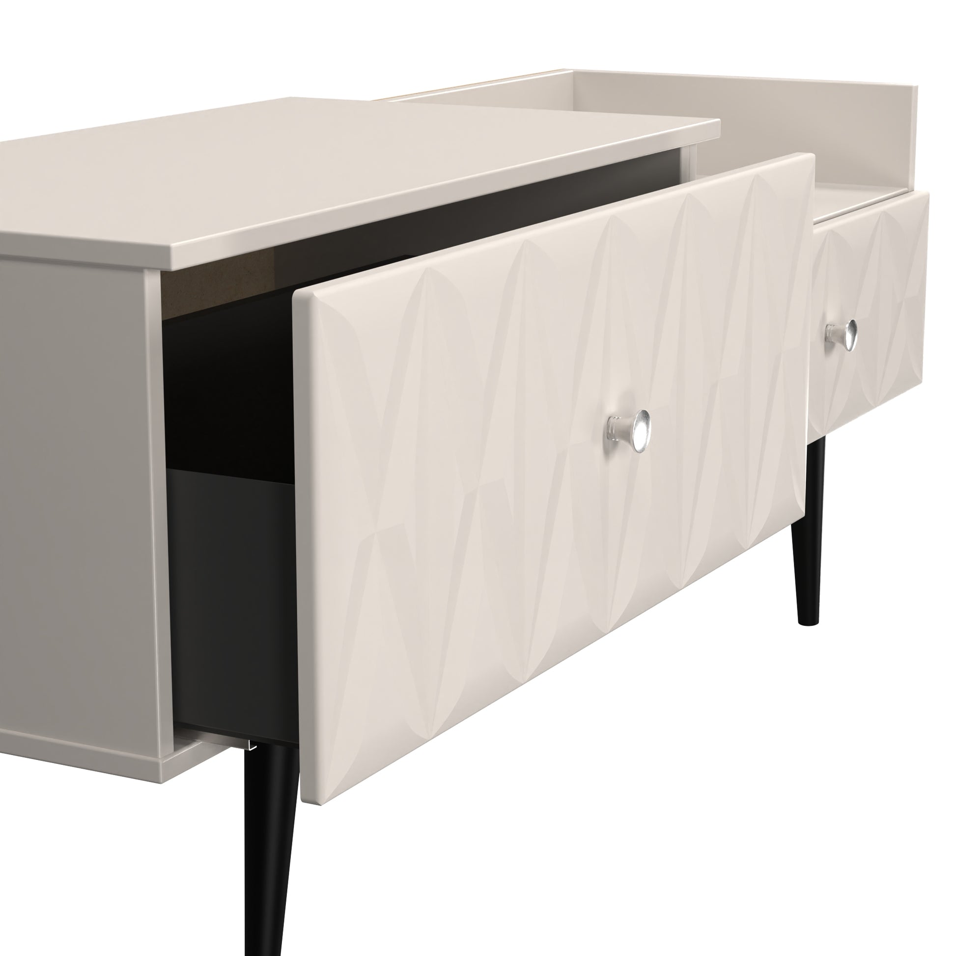 Online Pixel 2 Drawer TV Console Unit in Kashmir Matt Colour