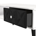 Online Pixel 1 Drawer Coffee Table in Deep Black and White Matt
