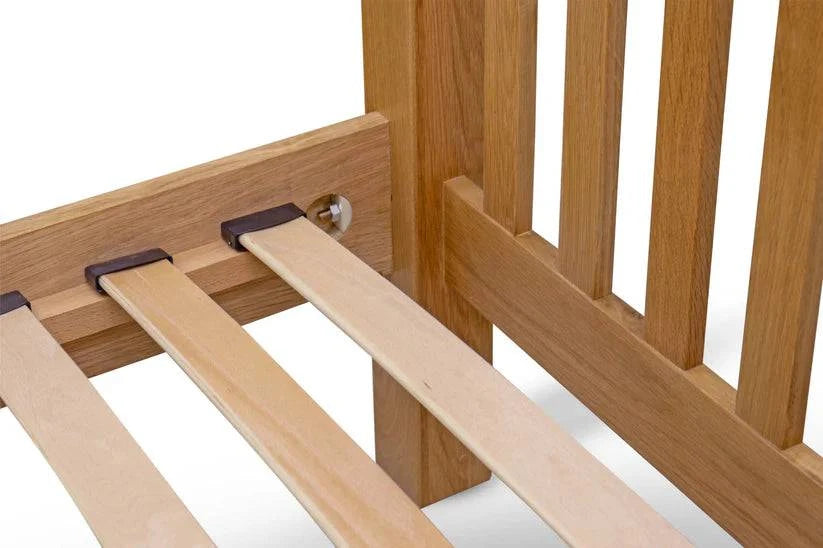 Online Brantham Oak Bed Frame - Natural Oak
