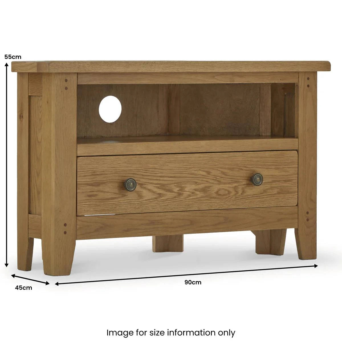 Online Burford Dining TV Corner Unit with Drawer for Sale