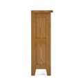 Online Burford Oak Rustic Solid Oak Small Bookcase for Sale