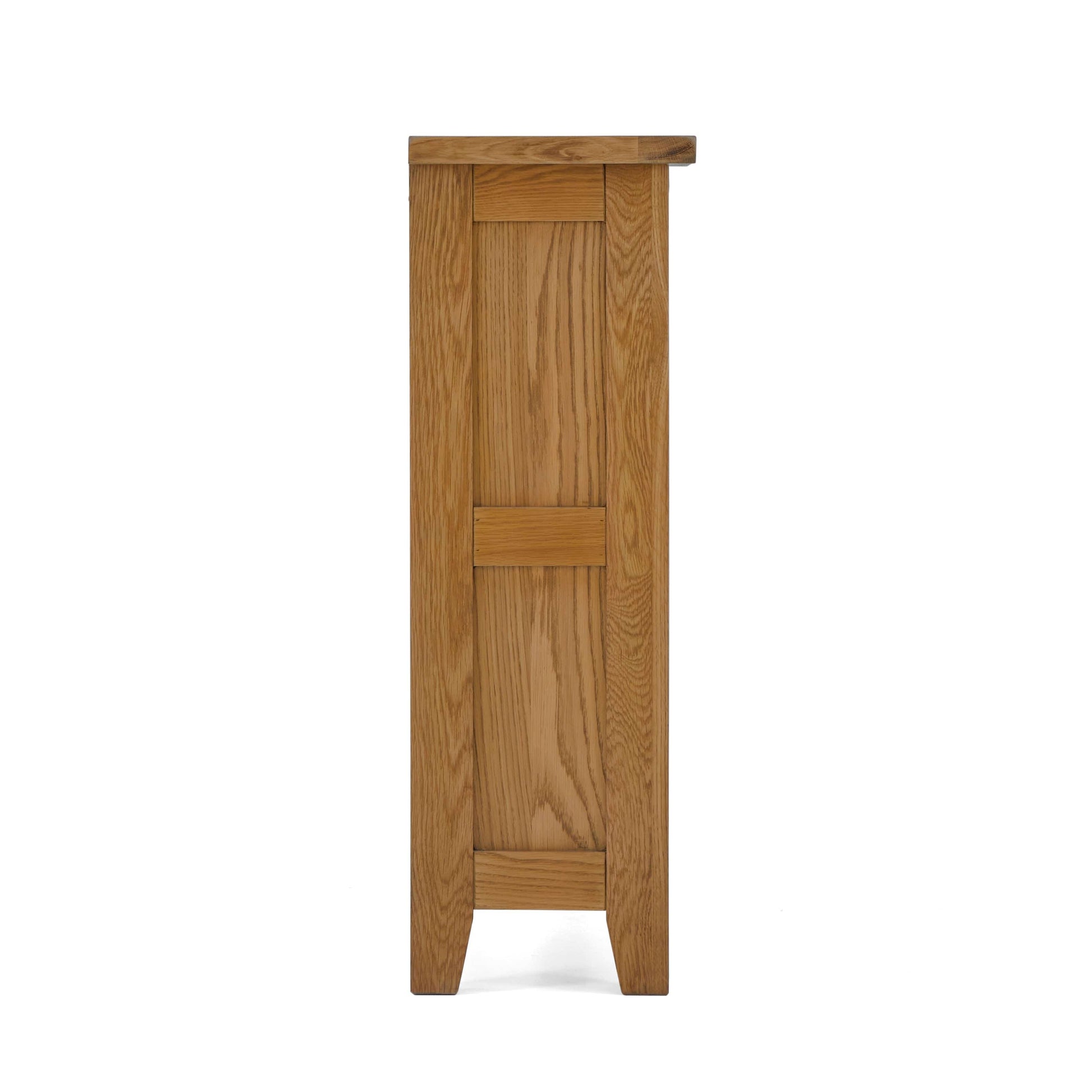 Online Burford Oak Rustic Solid Oak Small Bookcase for Sale