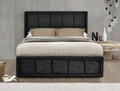 Online Buy Hannover Fabric Ottoman Bed Black Crushed