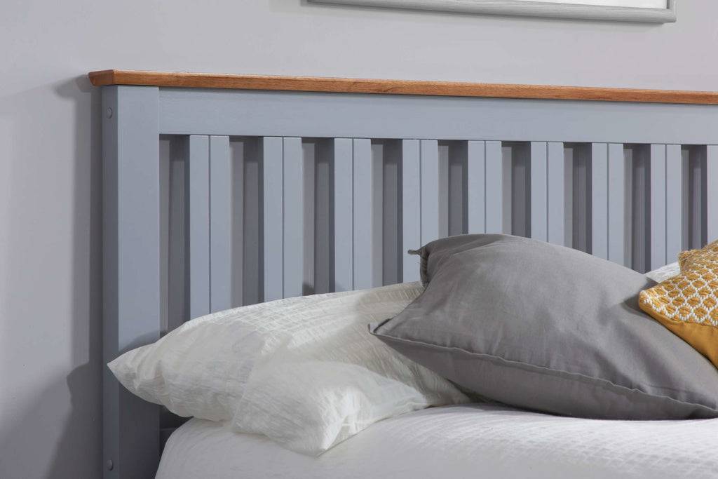 Online Buy Phoenix Ottoman Bed Stone Grey