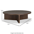 Online California Oak Lage Round Coffee Table