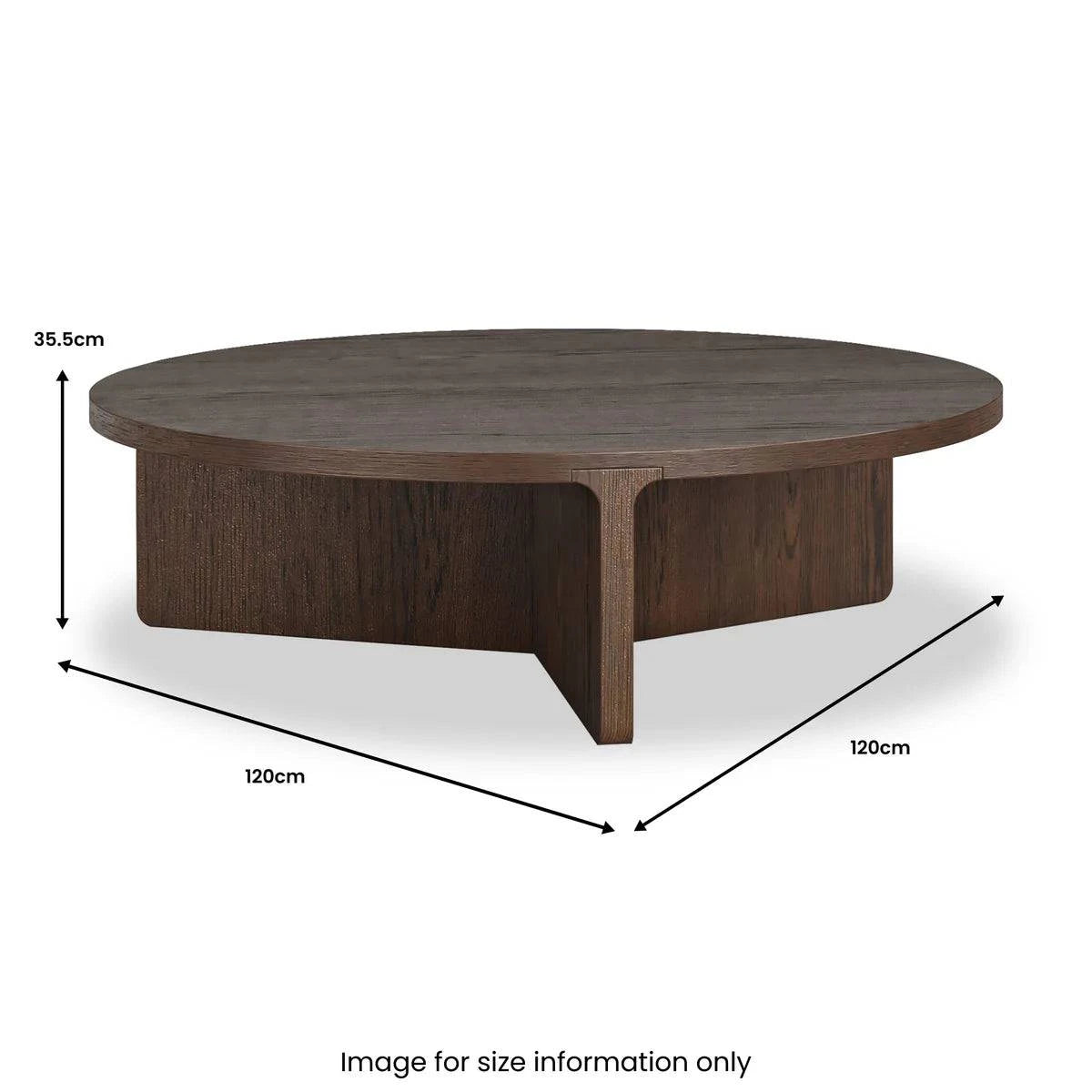 Online California Oak Lage Round Coffee Table