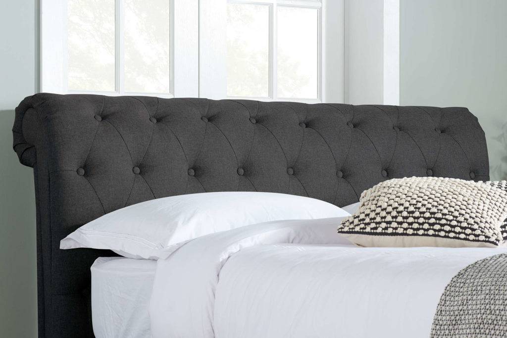 Online Castello Side Ottoman Charcoal