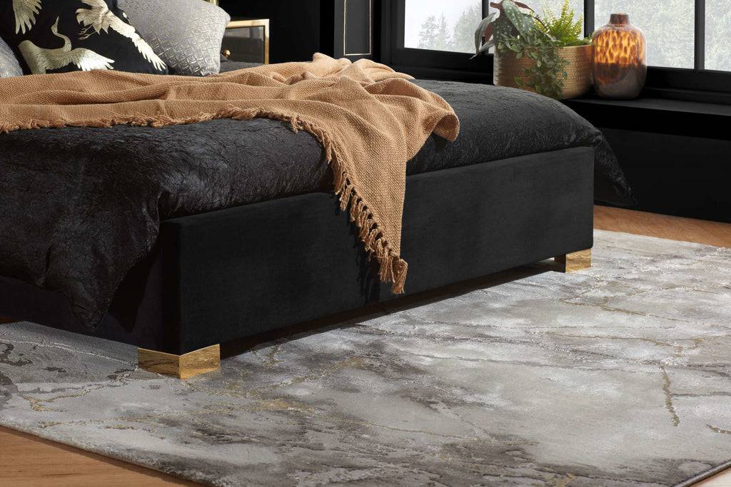 Online Chelsea Fabric Bed Black