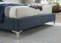 Online Finn Fabric Bed Steel Blue