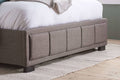 Online Hannover Fabric Bed Grey