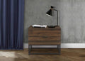 Online Houston 2 Drawer Bedside Walnut