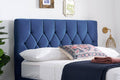 Online Loxley Ottoman Bed Blue