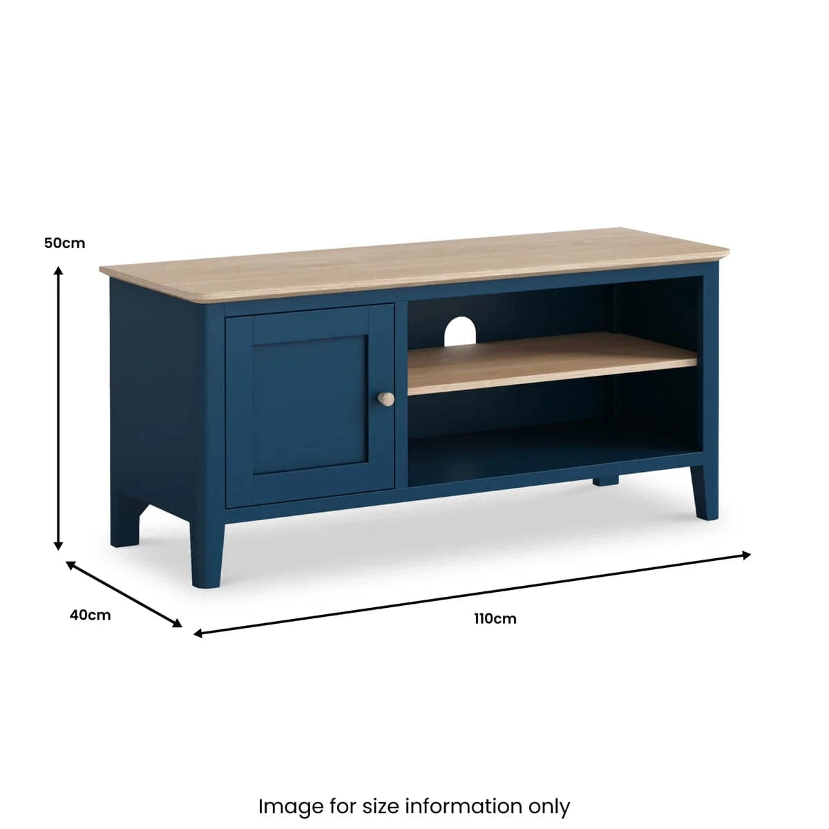 Online Marlow Navy 110cm TV Unit