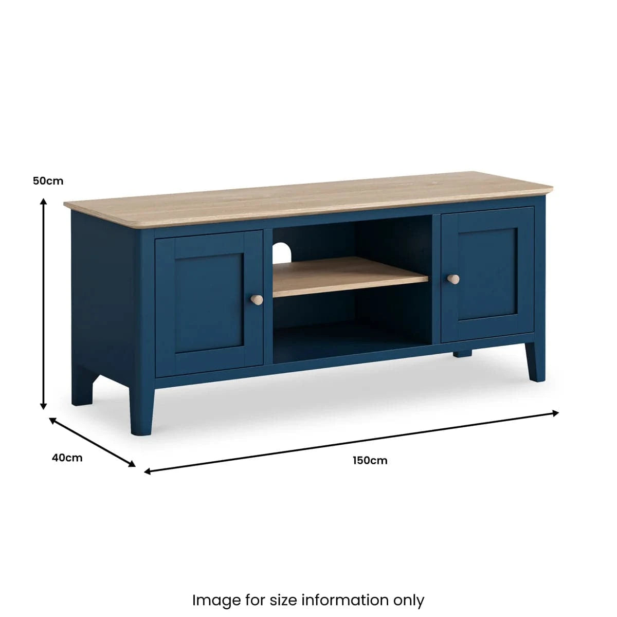 Online Marlow Navy 150cm TV Unit