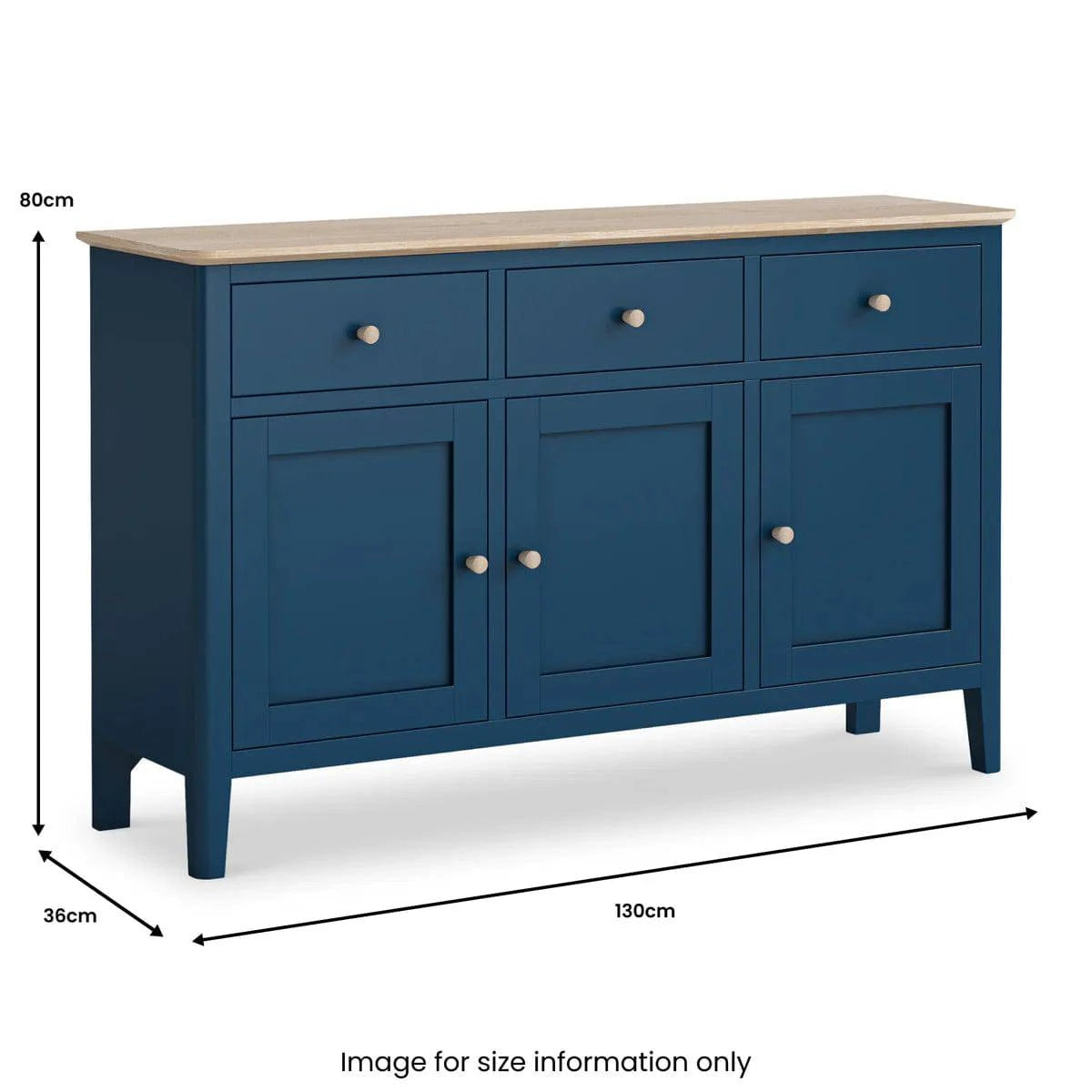 Online Marlow Navy Large Sideboard