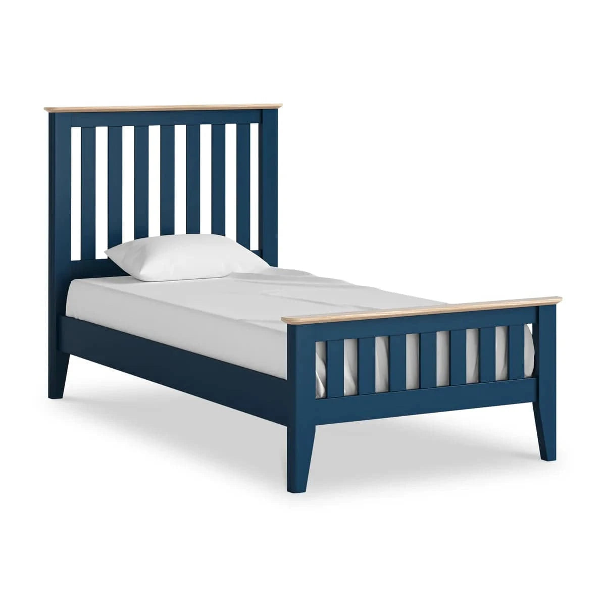 Online Marlow Navy Slatted Bed