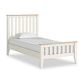 Online Marlow White Slatted Bed