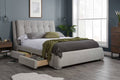 Online Mayfair Bed 4 Drawer Grey
