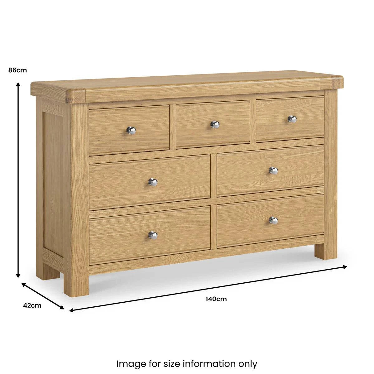 Online Normandy Oak 3 Over 4 Drawer Chest for Sale