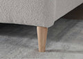 Online Otley Dove Grey Boucle Fabric Bed Frame for Sale