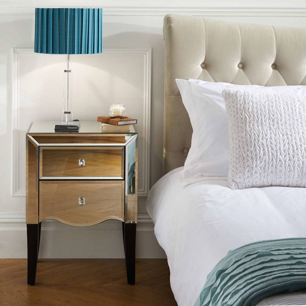 Online Palermo 2 Drawer Bedside Table for Sale