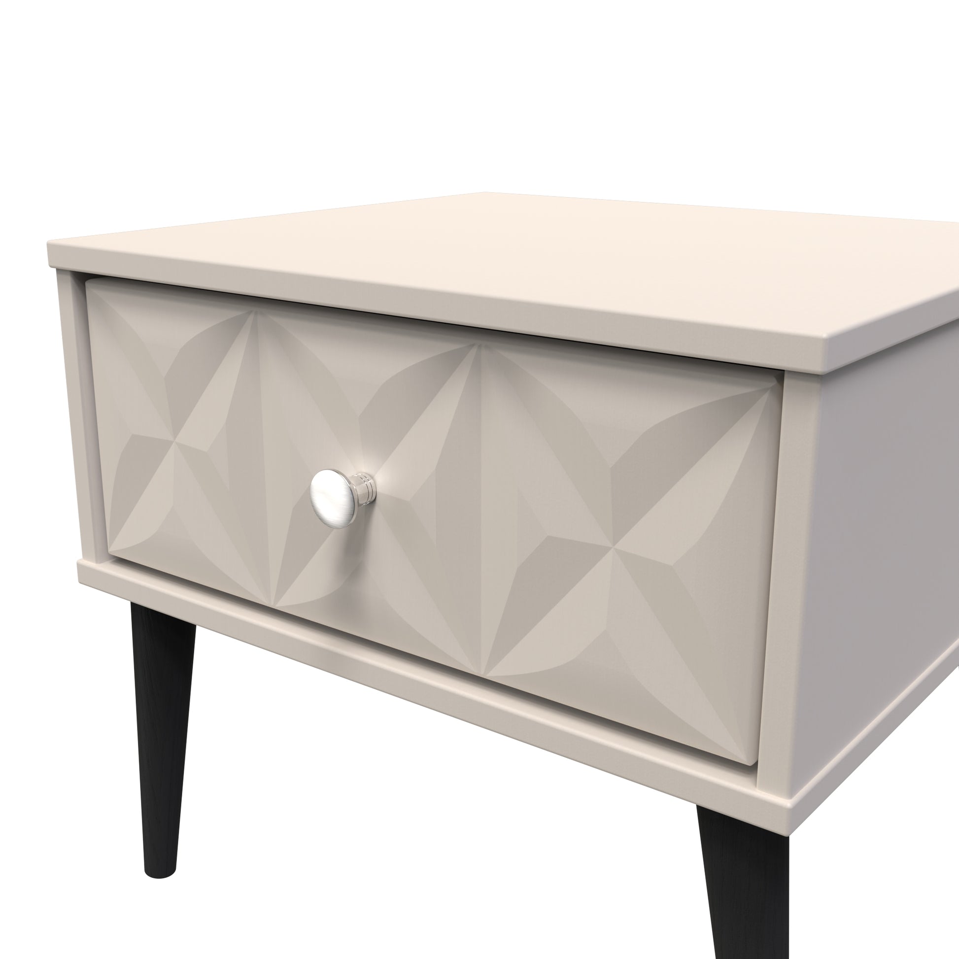 Online Pixel 1 Drawer Bedside Cabinet with Legs in Kashmir Matt Colour for Sale