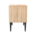 Online Pixel 2 Drawer Bedside Cabinet in Duck and Bardolino Oak
