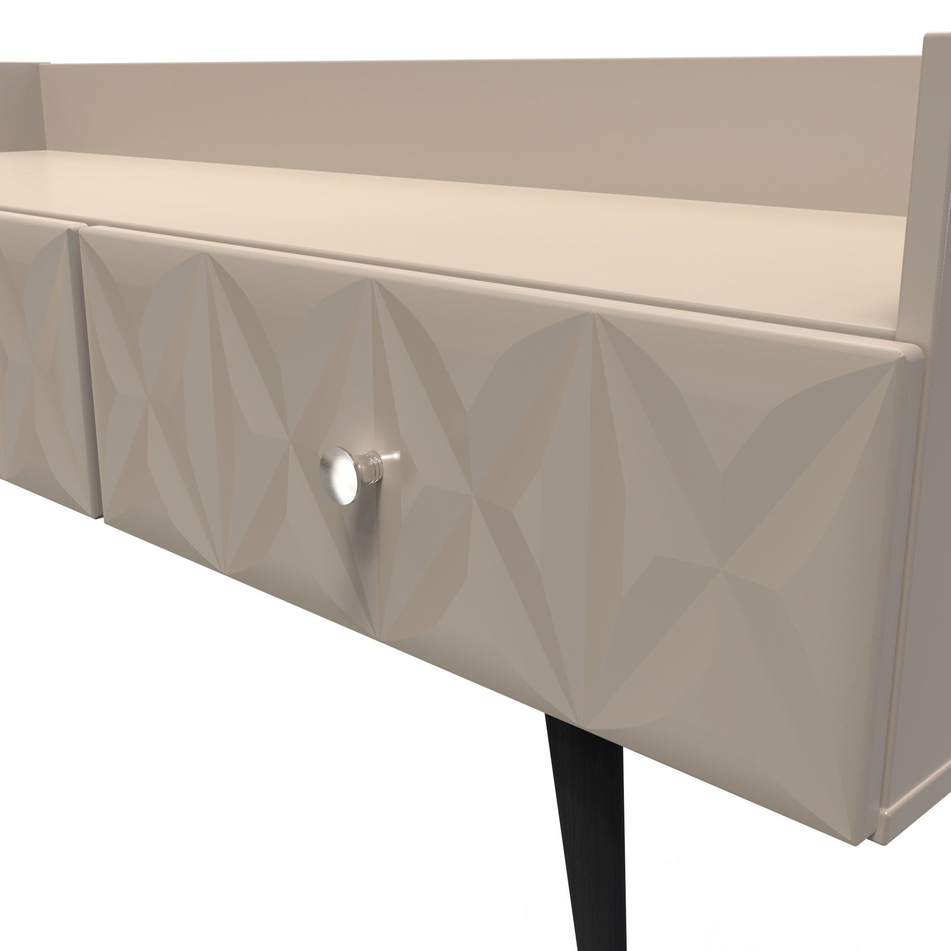 Online Pixel 2 Drawer Coffee TV Unit in Mushroom Colour for Sale