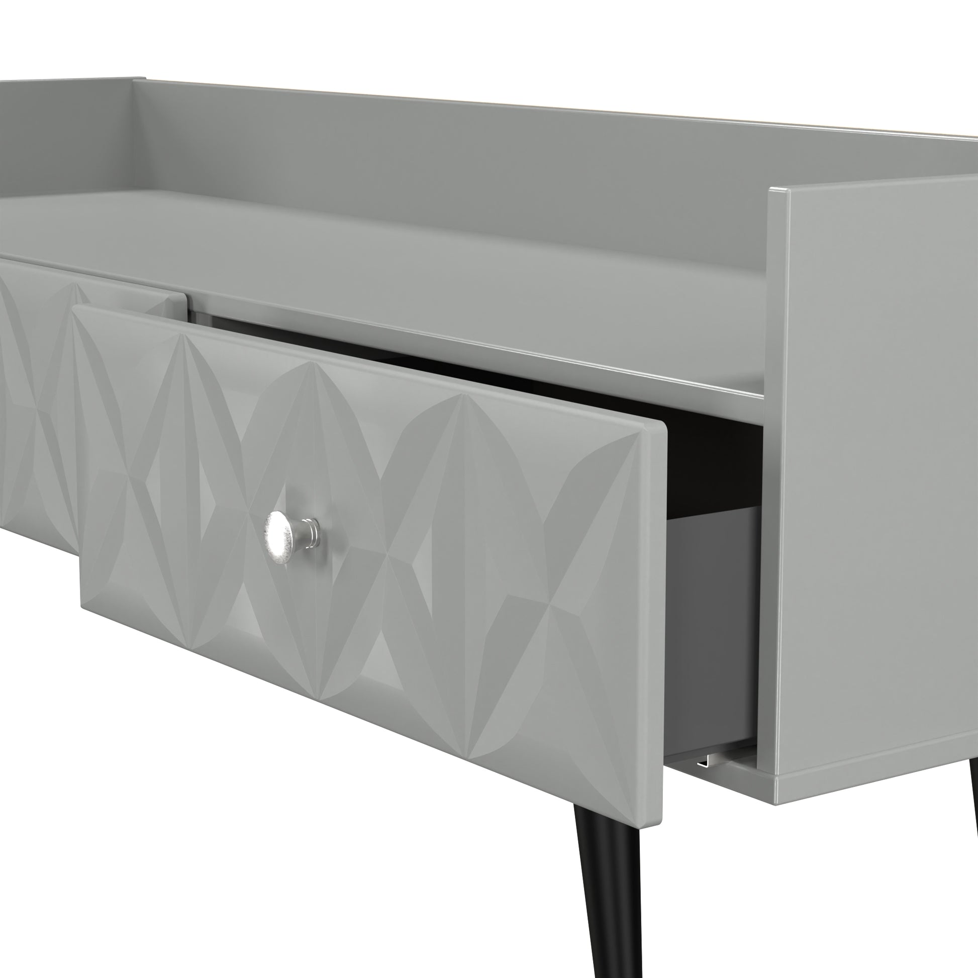 Online Pixel 2 Drawer Coffee Table in Dusk Grey Colour for Sale