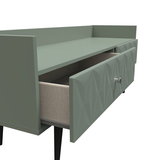Online Pixel 2 Drawer Coffee Table in Reed Green Colour