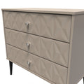 Online Pixel 3 Drawer Chest in Mushroom Matt for Sale
